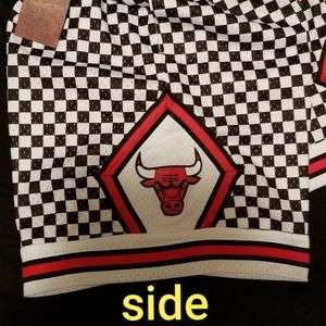 Chicago bulls checkered shorts Clearance